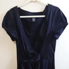 DIANE von FURSTENBERG 黒 ラップ風ワンピース　サイズ12