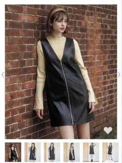 31 Sons de mode 合皮ミニジャンスカ　ブラック　38 新品タグ付き