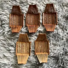 木製おしぼりトレイ 5個セット