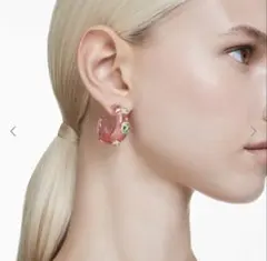 レア　SWAROVSKI　dulcis ダルシス　ピアス スワロフスキー　極美品