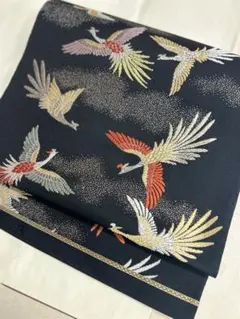 京都きもの町 KIMONOMACHI 京袋帯 鳥と木蓮柄 - メルカリ