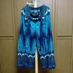 新品　巻きスカート風タイパンツ
