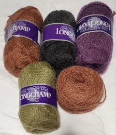 LONGCHAMP　ロンシャンモヘア 毛糸 4色セット 新品未使用　長期保管品