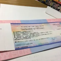 HiGH＆LOW THE RED RAIN  映画チケット