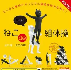 ガチャ　ねこde組体操　フルコンプ