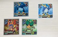 【美品】ポケモンシール　まとめ売り　御三家　ポッタイシ　モウカザル　ハヤシガメ