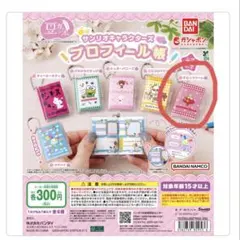豆ガチャ本　サンリオキャラクターズプロフィール帳　マロンクリーム