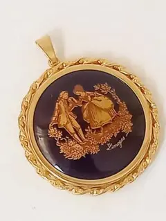 LIMOGES リモージュ ペンダントトップ 磁器製