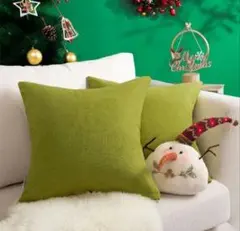 新品未使用！2枚入 Topfinel クッションカバー 50×50cm