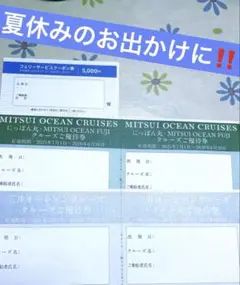 夏休みに！商船三井さんふらわあ他優待券♪♪のサムネイル
