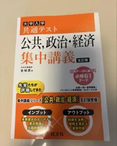 大学入学共通テスト公共,政治・経済集中講義