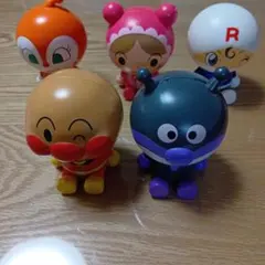 おっきなアンパンマンマスコット　5キャラセット