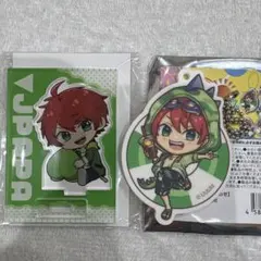 じゃぱぱ　からぴち　カラフルピーチ ラバーキーホルダー　ミニスタンド