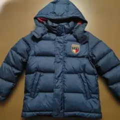 TOMMY HILFIGER フード付きダウンコート ネイビー　122