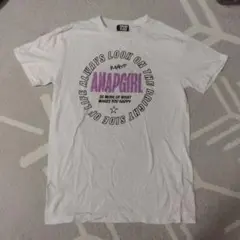 ANAP＊ロゴTシャツ＊ホワイト＊Sサイズ