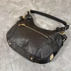 00s【archive】leather one shoulder bag/Y2K