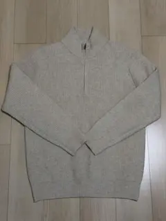 完売品 ユニクロ スフレヤーンハーフジップセーター 美品