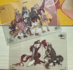 アークナイツ　PETカード　シュウ　ユウ　チョンユエ ニェン　シー　リィン　①④