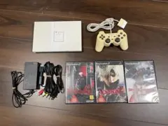 PlayStation2 本体 薄型 中古 ホワイト ソフト付き