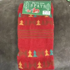 Petit jam キッズ スパッツ レッド 80-90cm