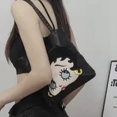 新品未使用♡Y2Kベティブープ♡ベティちゃん♡バッグ♡便利なサイズ♡ボタン付きのサムネイル