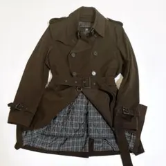 希少カラー☆極美品 バーバリーブラックレーベル トレンチコート ライナー付き