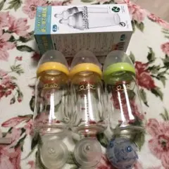 Pigeon 母乳実感 哺乳瓶 160ml x3本 プラスチック製