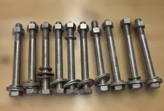A4 ステンレス 六角ボルト ナット ワッシャー付き 10本セット - メルカリ