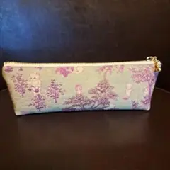 ペンポーチ　キャットガーデン　ユキエモン　ハンドメイド