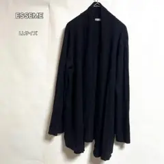 ESSENSE エッセン ロートレアモン ロングカーディガン　LL ブラックのサムネイル