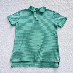 Polo Ralph Lauren 緑色ストライプ ポロシャツ 130cm