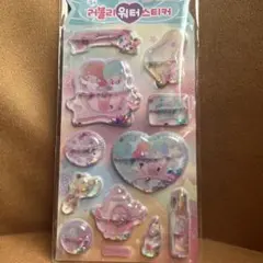 【正規品】　キキララ　サンリオ　ウォーターシール　韓国限定　ライセンス付き