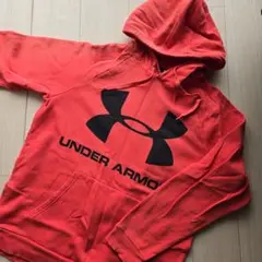 UNDER ARMOUR フード付きパーカー レッド