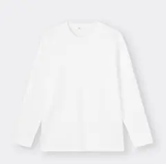 GU ソフトコットンクルーネックT（長袖）　Lサイズ