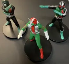 バンプレスト 仮面ライダー フィギュアコレクション　3体　1997年製プライズ品のサムネイル