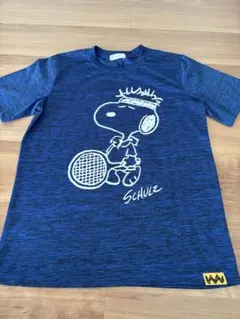 スヌーピー テニス Tシャツ ユニS レディースM相当