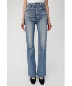 MOUSSY MVS FLARE(L) ロングサイズ 23 フレアデニム ブルー