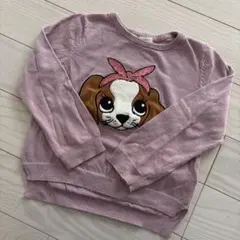 子供服　H&M トップス　セーター　ニット　スパンコール　110cm