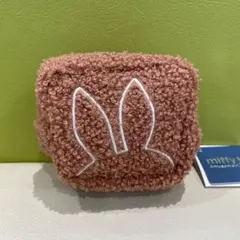 miffy ミッフィー もこもこキューブポーチ ピンク