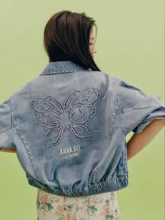 NINA RICCI デニムジャケット ライトブルー - メルカリ