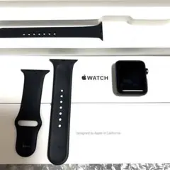 Apple Watch Series 3 42mm スペースグレー 純正バンド付