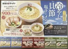 喜多方ラーメン 坂内クーポン2枚セット・丸源ラーメン5%割引券1枚のサムネイル