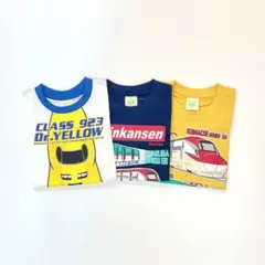 男の子 子供服 新幹線 120cm 長袖Ｔシャツ 新品 まとめ売り TG121-