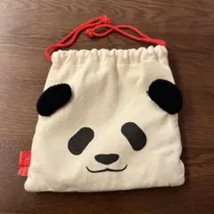 パンダデザイン 巾着バッグ ADVENTURE WORLD パンダ巾着