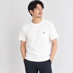 LACOSTE ポケットTシャツ ホワイト