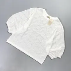 新品 サマンサモスモス レーストップス ホワイト サイズF*ND945