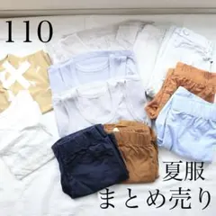 【110】夏服まとめ売り★男の子★恐竜★ハーフパンツ★肌着★MUJI★H&M