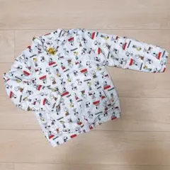 【送料無料】キッズ　上着　ウインドブレーカー　裏起毛　スヌーピー　120センチ