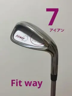 Fitway レディース ゴルフ アイアン 7番 右フレックスL