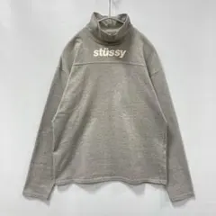 ステューシー/ハイネックロングスリーブTシャツ/長袖カットソー/ロゴプリント